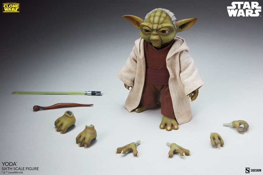 Sideshow Collectibles Star Wars: The Clone Wars Yoda 1:6 Scale